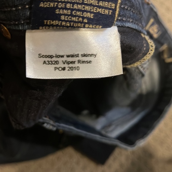 Fidelity Scoop Low Waist Skinny Viper Rinse Jeans - Picture 8 of 8